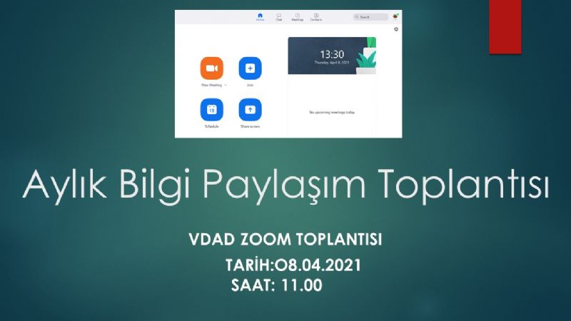 Aylık Bilgi Paylaşım Toplantısı 1